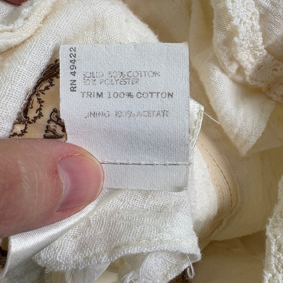 GUNNE SAX by Jessica San Francisco VINTAGE 70s Cotton Long Dress - Picture 7 of 9